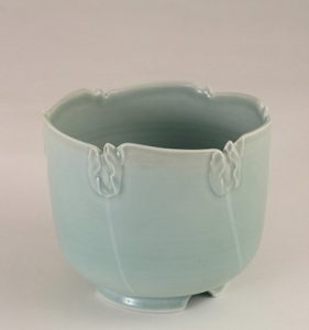 Celadon tulip bowl.