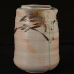 wood fired vase