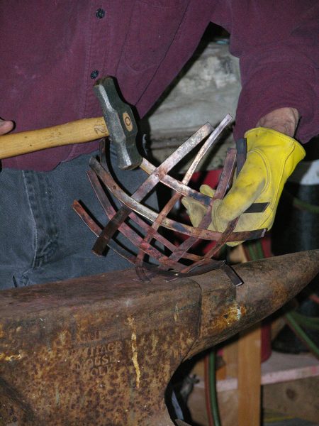 3 detail of work on copper bowl