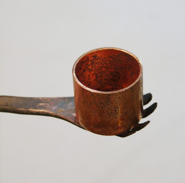 5 copper hand at work